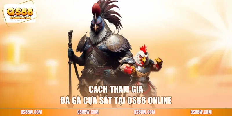 Cách tham gia đá gà cựa sắt tại QS88 online