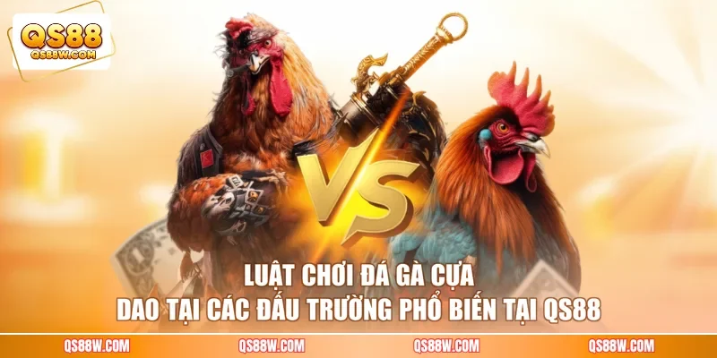 Luật chơi đá gà cựa dao tại các đấu trường phổ biến tại QS88