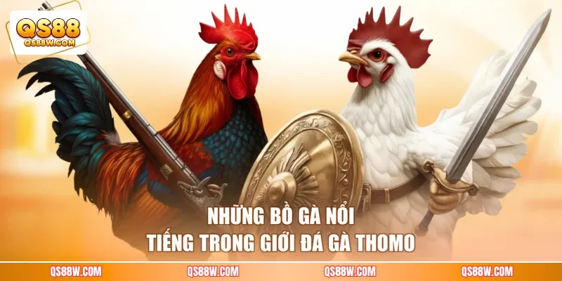 Những bồ gà nổi tiếng trong giới đá gà Thomo